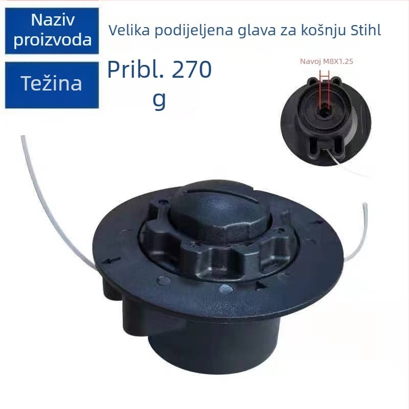 Dodatak za glavu kosilice za travu kompatibilan s C5-2, FS38, FS45, FSE60 i FS50
