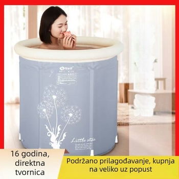 Sklopiva parna kada za odrasle, kada za cijelo tijelo, dvostruka uporaba