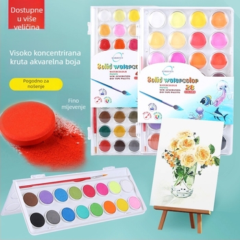 Prijenosni set gouache i akvarela za početnike djeca