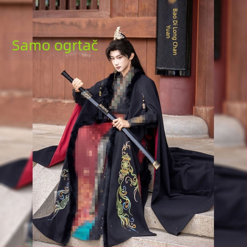 Mucha Original kaput s flecom inspiriran dinastijom Ming, unisex, kineskog stila borilačkih umjetnosti, za sva godišnja doba