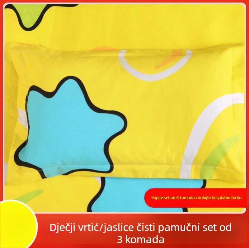 Set posteljine za bebe od 100% pamuka, klasa A, 3- ili 6-dijelni set