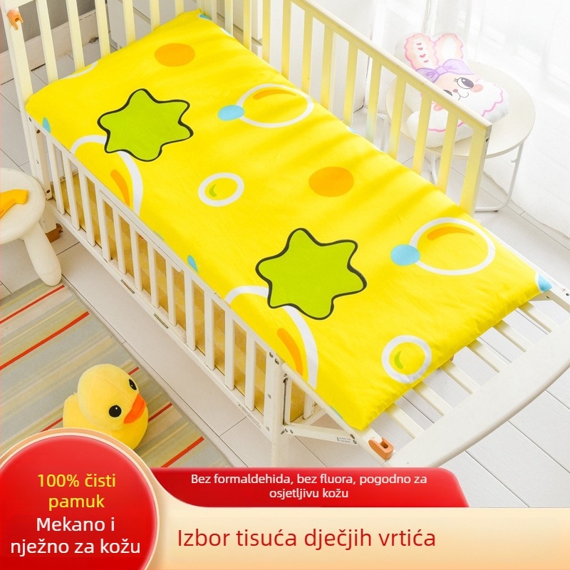 Set posteljine za bebe od 100% pamuka, klasa A, 3- ili 6-dijelni set