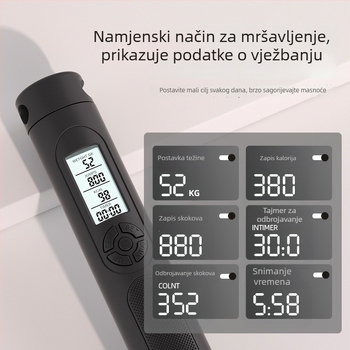 Brojač preskakanja za odrasle – bežični fitness uređaj za trening brzine