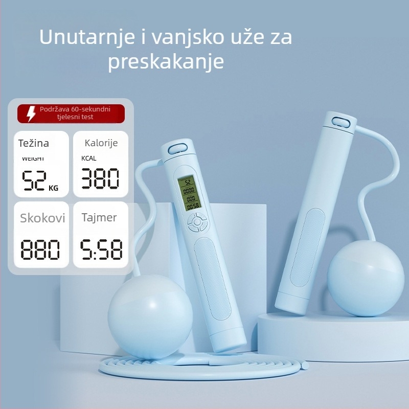 Brojač preskakanja za odrasle – bežični fitness uređaj za trening brzine