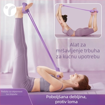 Pedalni napinjač za mršavljenje trbuha – kućni fitness za žene, višenamjenska vježba za trbušne mišiće i rastezanje