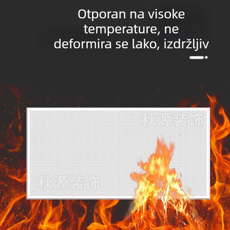 Perforirana aluminijska ploča premazom u prahu, 300x600, za stropove kuhinje, kupaonice i balkona