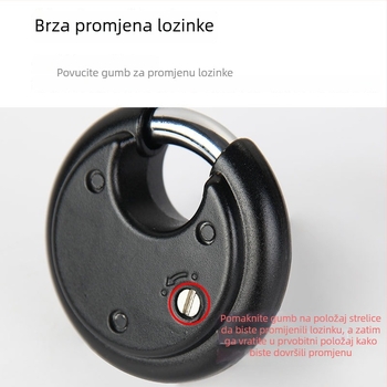 TONYON Univerzalni katanc s kombinacijskim zaključavanjem, vodootporan, od nehrđajućeg čelika, za skladišta, ormariće i kamione