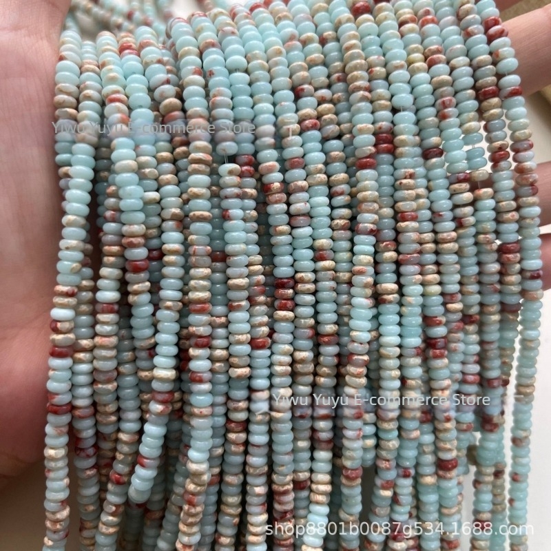 Razdvojne perle 2x4 mm, perle s uzorkom zmijske kože, perle od Shoushan kamena, slobodne perle, dodaci dijelovi za nakit