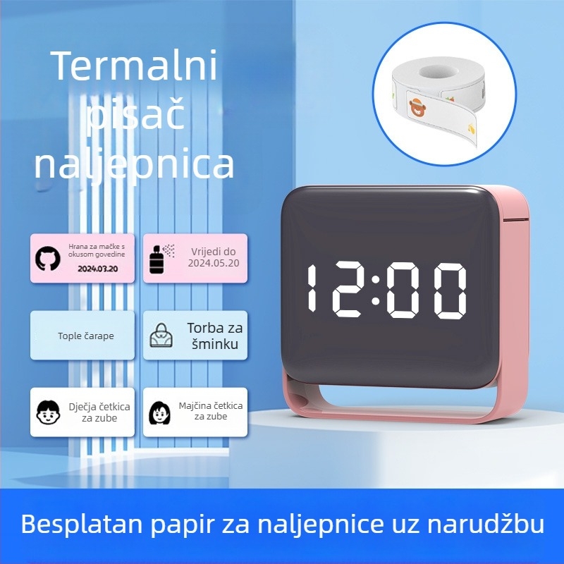Prijenosni termalni pisač za cijene i etikete odjeće, ručni Bluetooth pisač za oznake