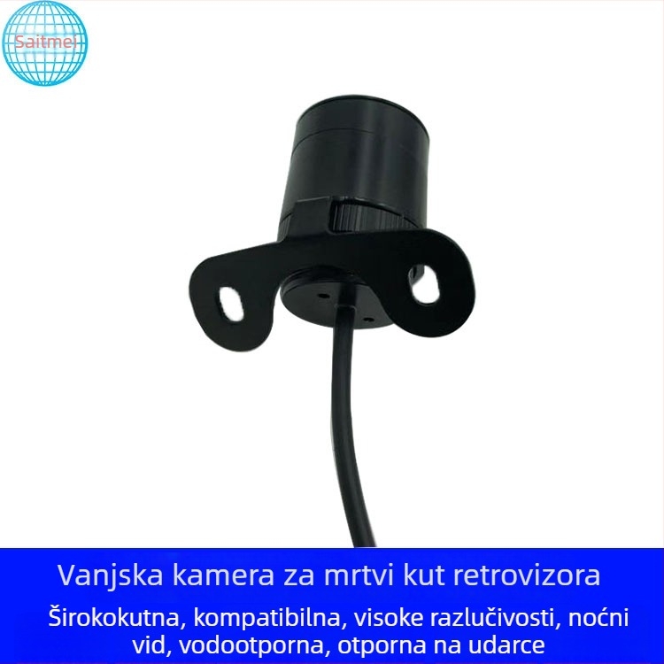24V automobilni monitor, vanjska prednja i stražnja širokokutna kamera, 1080P HD auto kamera