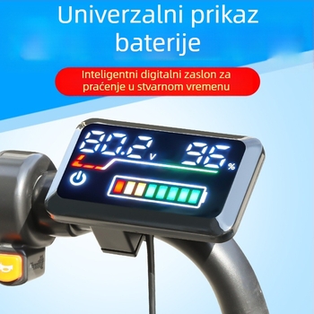 LiFePO4 baterija – zaslon napona za električna vozila (48V/60V/72V)