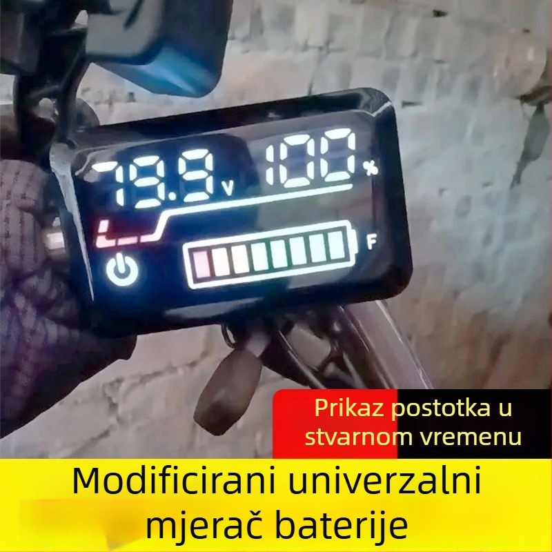 LiFePO4 baterija – zaslon napona za električna vozila (48V/60V/72V)