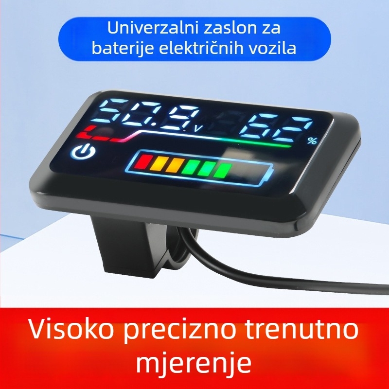 LiFePO4 baterija – zaslon napona za električna vozila (48V/60V/72V)