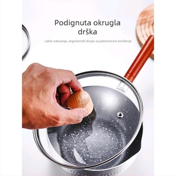 Poklopac od kaljenog stakla za lonac – univerzalni proziran poklopac za wok i tavu
