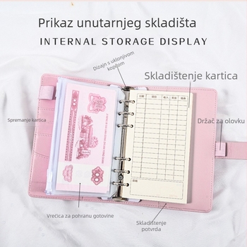 Dječji bilježnica za štednju sa zaključavanjem lozinkom, velik kapacitet pohrane novčanica
