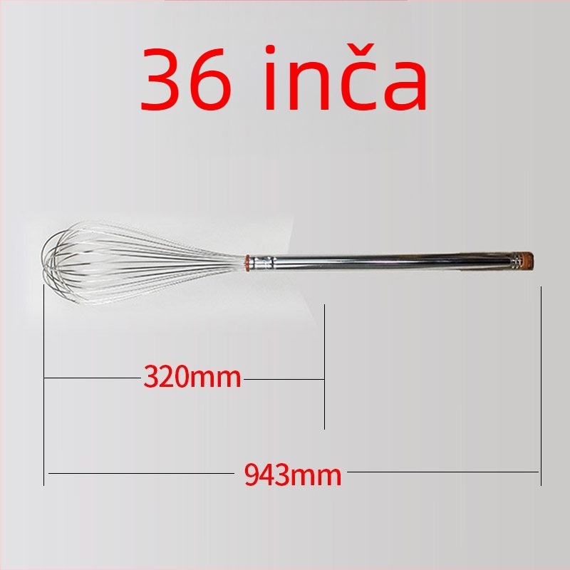 Sanneng SN4883 od nehrđajućeg čelika, ručna mućkalica za jaja, 8/10 inča – kućna upotreba