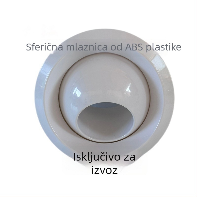 ABS sferni izlaz zraka s podesivom plastičnom mlaznicom