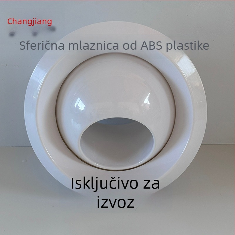 ABS sferni izlaz zraka s podesivom plastičnom mlaznicom