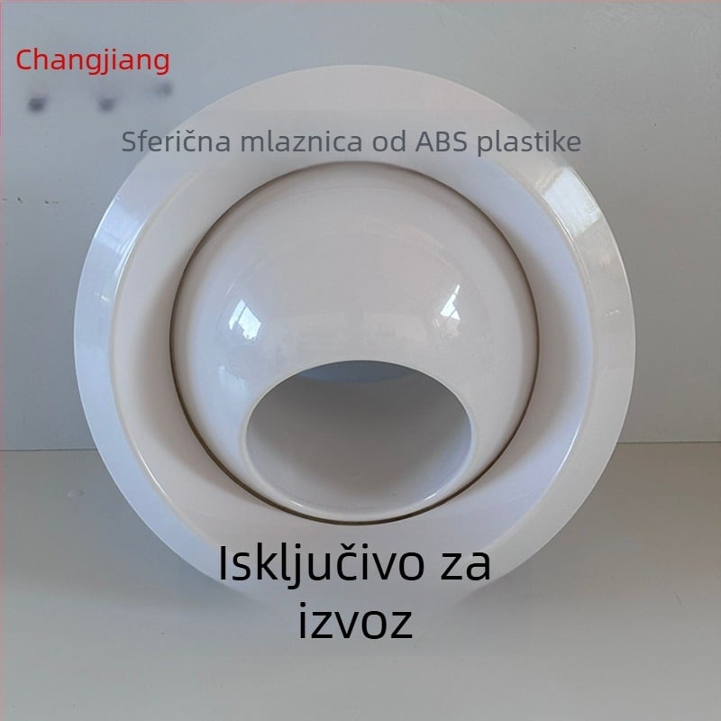 ABS sferni izlaz zraka s podesivom plastičnom mlaznicom