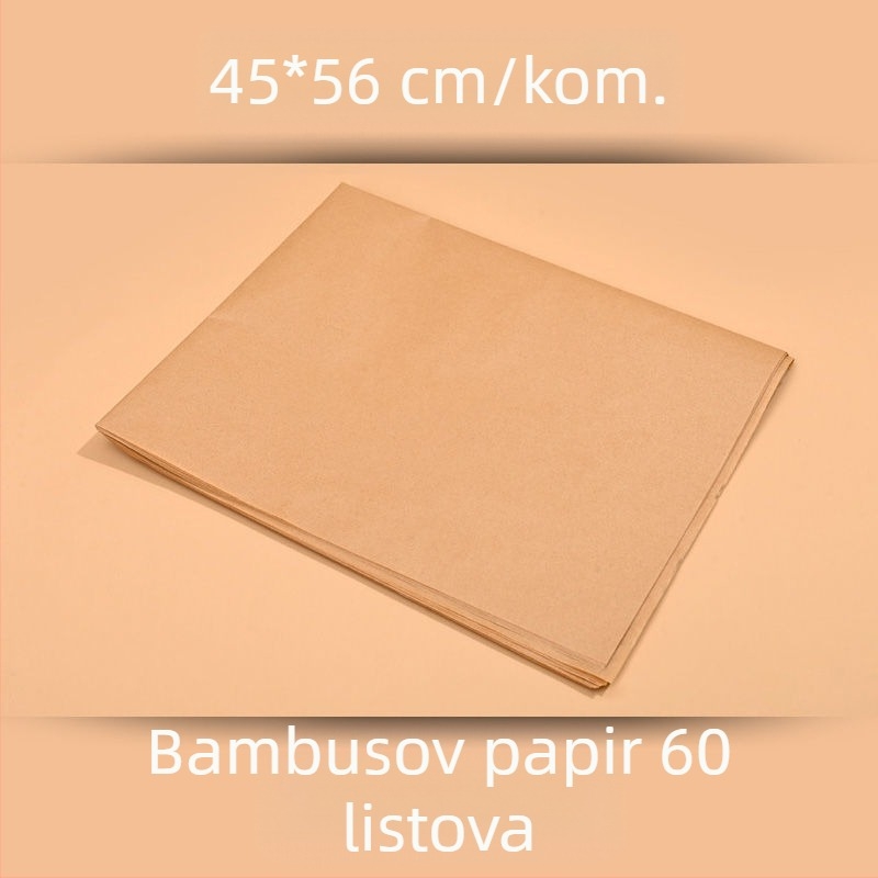 Hrana-kvalitetan papir za omotavanje soljene pečene piletine, papir od bambusovih izdanka, gaz papir, uljni papir, Jade Buckle Paper