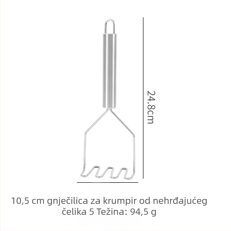 Preša za pire krumpira, 430 nehrđajući čelik, kuhinjski alat