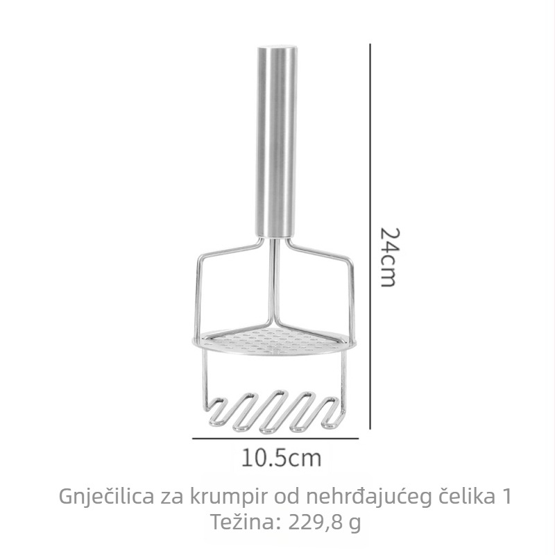 Preša za pire krumpira, 430 nehrđajući čelik, kuhinjski alat