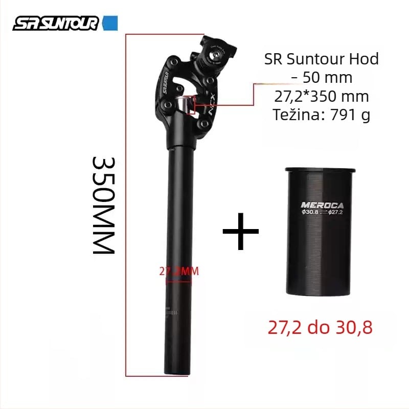 Suntour NCX sjedalni stup 27.2 mm za planinski bicikl