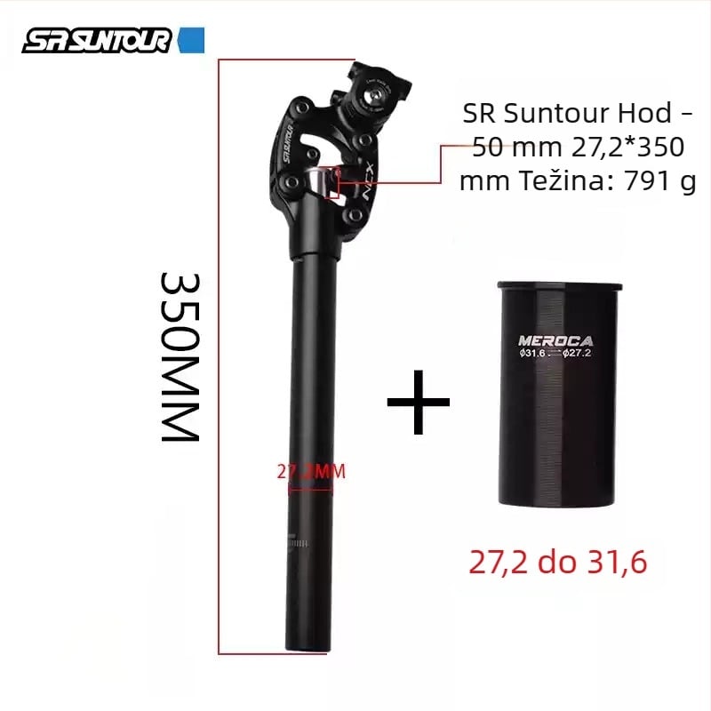 Suntour NCX sjedalni stup 27.2 mm za planinski bicikl