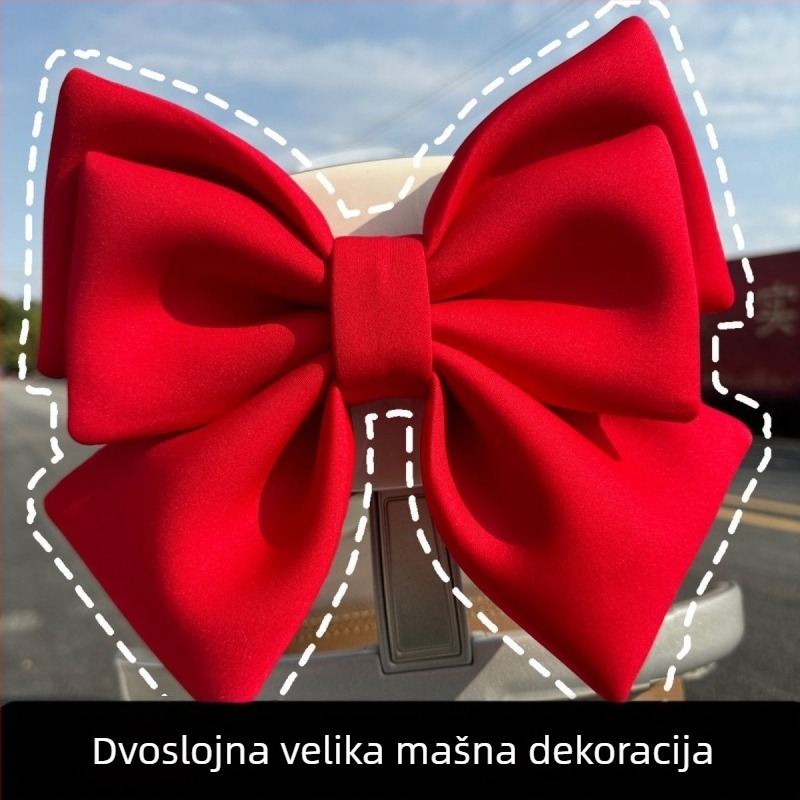 Dekorativna mašna – dodatak za električni bicikl Emma TaLing No.9, stražnje svjetlo i naslon za leđa