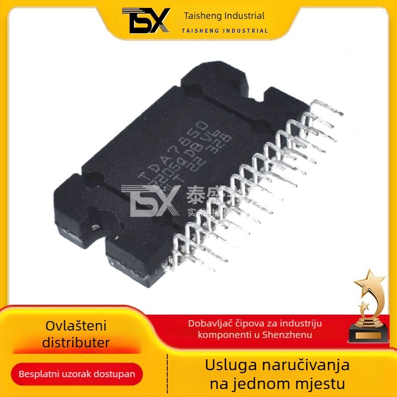 Novi originalni integrirani modul automobilskog pojačala s TDA7388 i TDA7850 ZIP25