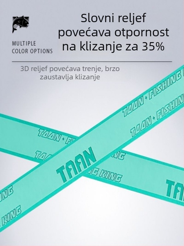 Taion 3087 Omot za držač štapa za pecanje, protuklizni, prozračni, upija znoj, otporan na habanje, PU materijal