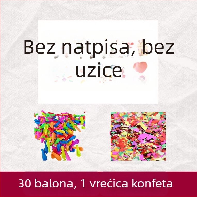 Scena kišnog balona za rođendanske dekoracije, zabave, fotografije, baloni za vrtić