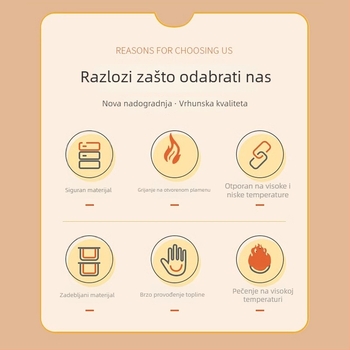 Jednokratna posuda od aluminijske folije za kampiranje, vanjska upotreba, kapacitet 2,1–4 L, bez električne energije.