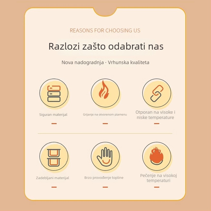 Jednokratna posuda od aluminijske folije za kampiranje, vanjska upotreba, kapacitet 2,1–4 L, bez električne energije.