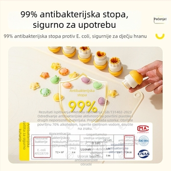 DIY kalup za dječju hranu s motivom leptira za tijesto, pogodan za wontone i knedle