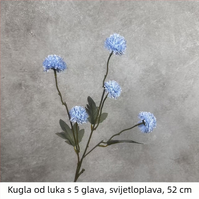 Jesenska paleta boja, petokraka lukovska kugla, umjetni satenski cvijet – krizantema i maslačak, dekor za dom i dnevni boravak