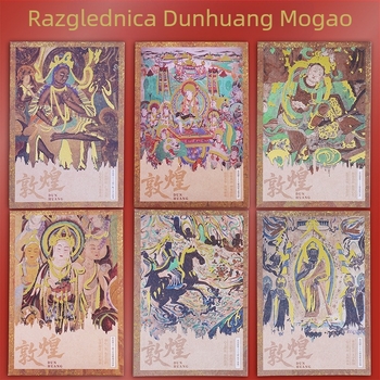 Dunhuang muralne kartice – retro putnički suveniri, memorijske razglednice