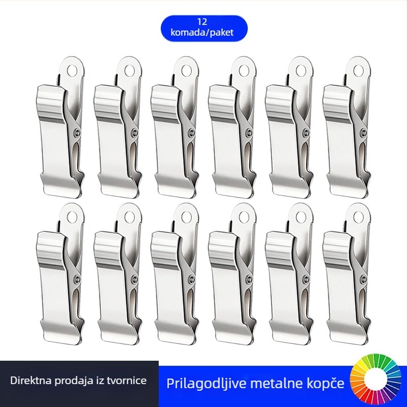 Metalni klip za žicu, dodatak za DIY fotografije i poruke, srebrni željezni klip s dugim repom