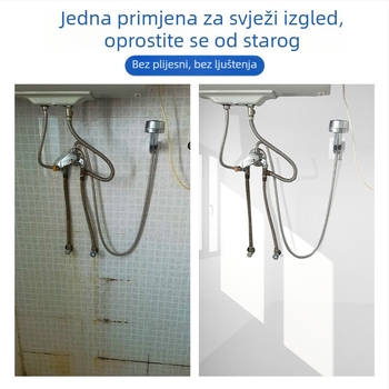 Samoljepljiva stenska naljepnica s mramornim uzorkom, vodootporna i otporna na vlagu, za brisanje
