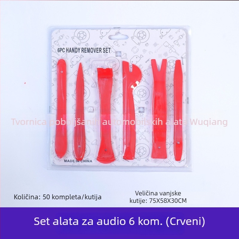 19-dijelni komplet alata za demontažu automobilskog audio sustava, prilagodbu navigacije i demontažu unutarnjih ploča vrata
