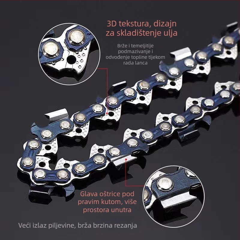 Lančani lanac za motorne pile, 16/18/20 inča – za vrtne i šumske poslove