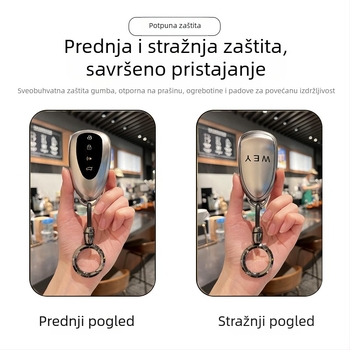 Wei Pai kućište ključa za Great Wall DHT-PHEV, plavi planinski / Alpska mocha, TPU zaštitno kućište sa kopčom