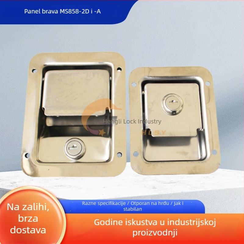 MS858-2D/858-A mortise brava za čelična vrata, ormariće i elektro ormariće