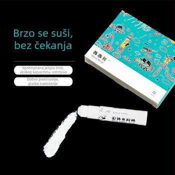 Xixi Bear čvrste gouache štapiće, vodotopive, perive, bez mirisa, u setovima od 18/12/6 boja za vrtić.