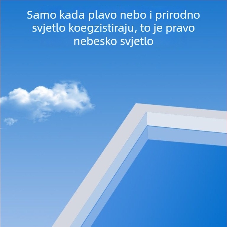 Integrirano stropno svjetlo Sky Light za kuhinju i kupaonicu, plavo nebo svjetlo