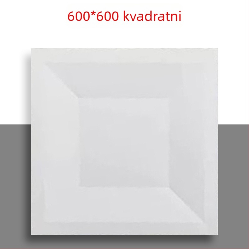 600x600 aluminijski perforirani panel za spušteni strop s mikrootvorima, za integrirane stropove, u urede, škole i tvornice