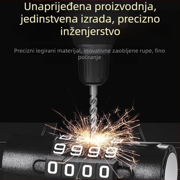 U-oblik brava za kutiju alata, vodootporna i otporna na koroziju, kompakna kućna sigurnosna brava