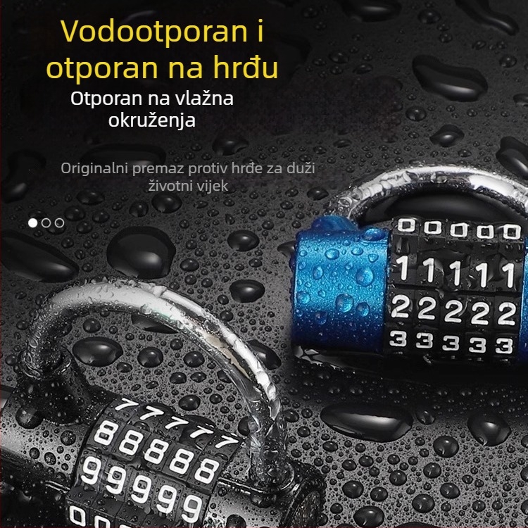 U-oblik brava za kutiju alata, vodootporna i otporna na koroziju, kompakna kućna sigurnosna brava