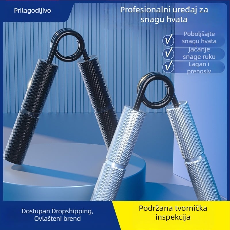 Trener snage hvatanja od aluminijske legure – kompaktnog uređaja za jačanje hvatanja ruke, prstiju i podlaktice