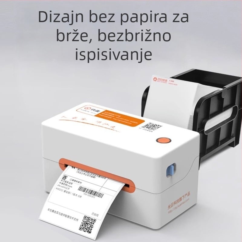 KM202MD termični pisač etiketa za bar kodove i samoljepljive etikete — USB, 200dpi, 225 mm/s